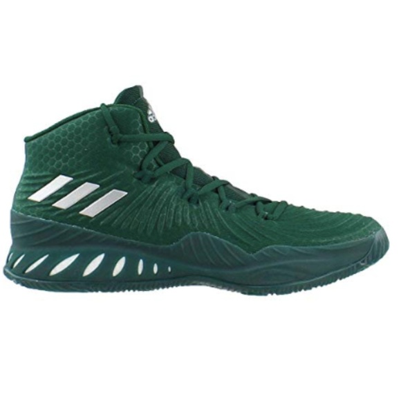 adidas green basketball shoes